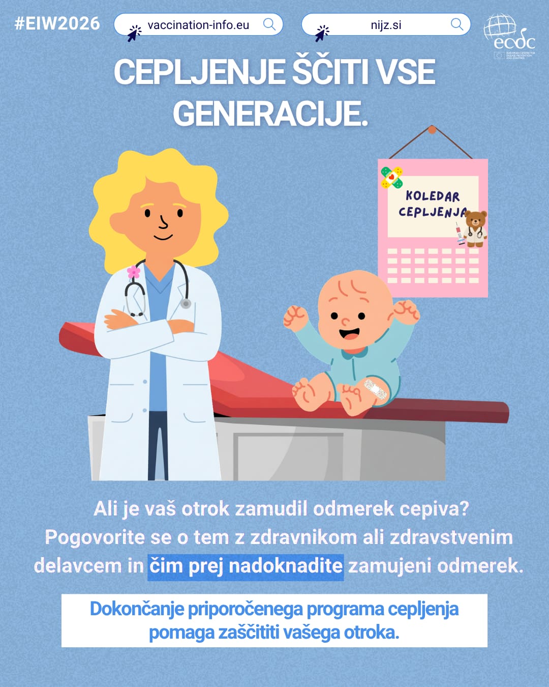 Cepljenje ščiti vse generacije