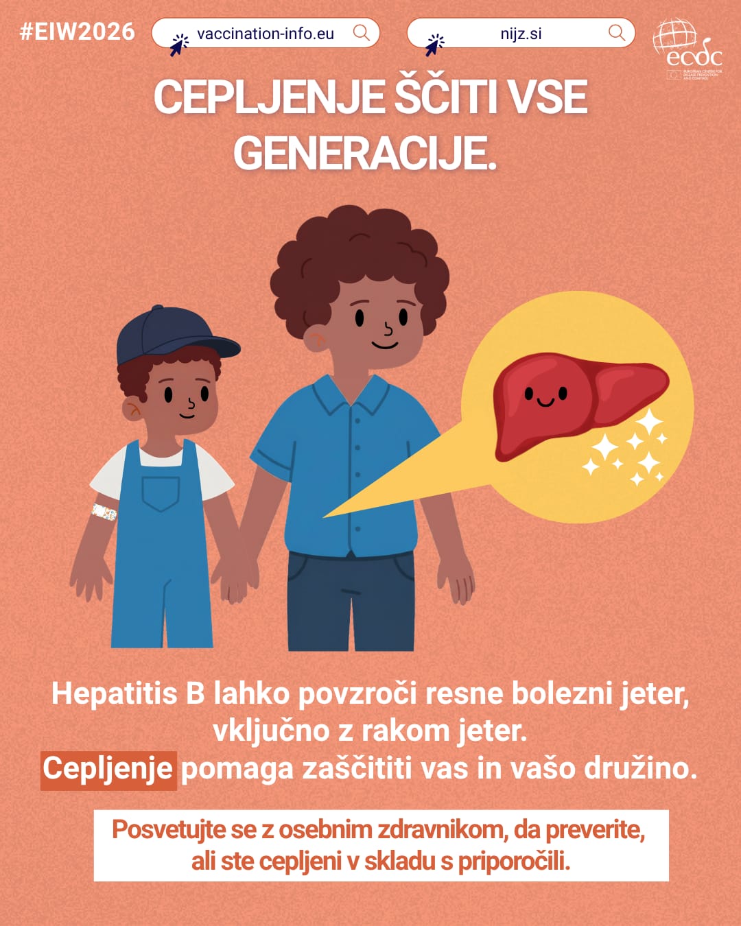 Cepljenje ščiti vse generacije