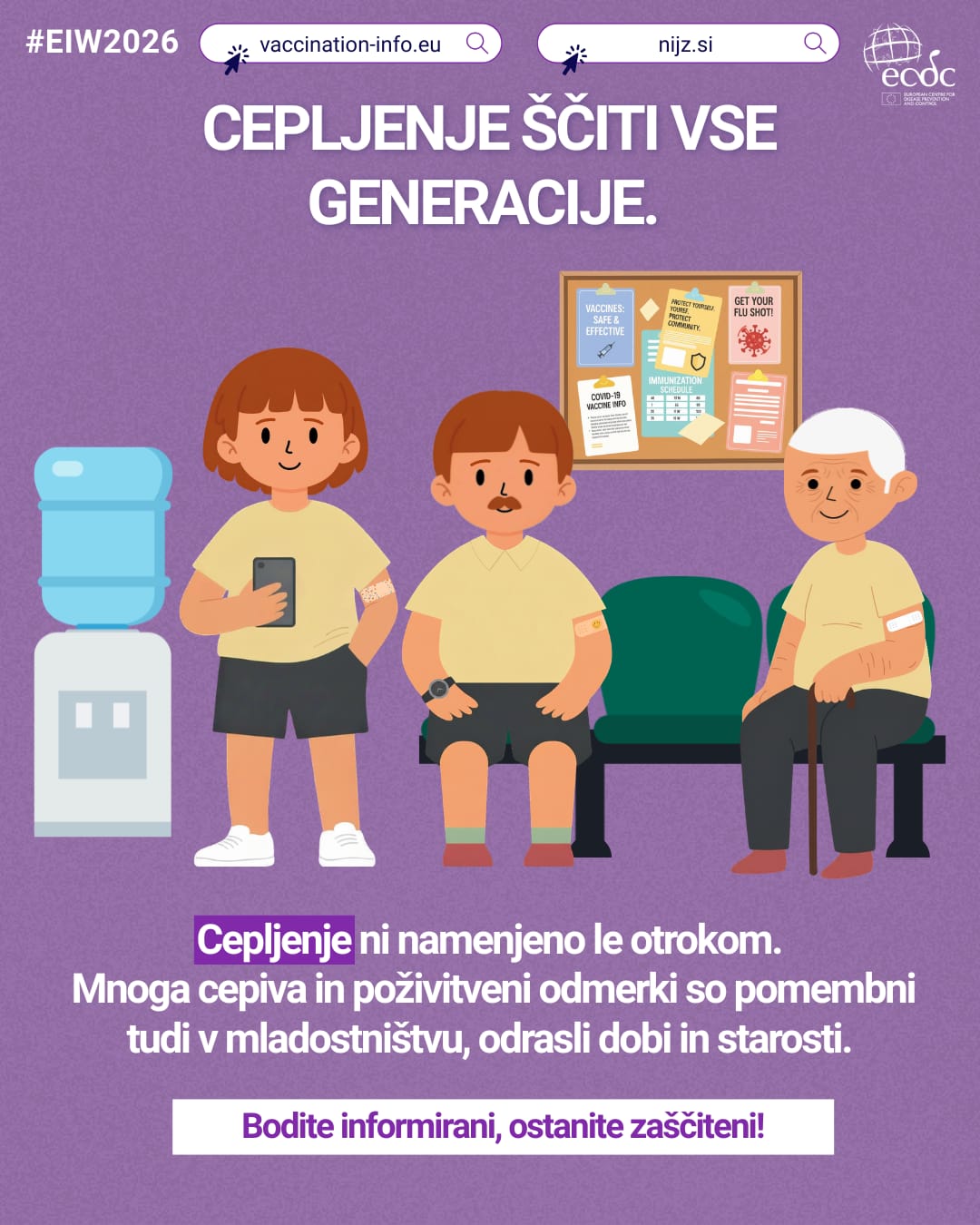 Cepljenje ščiti vse generacije