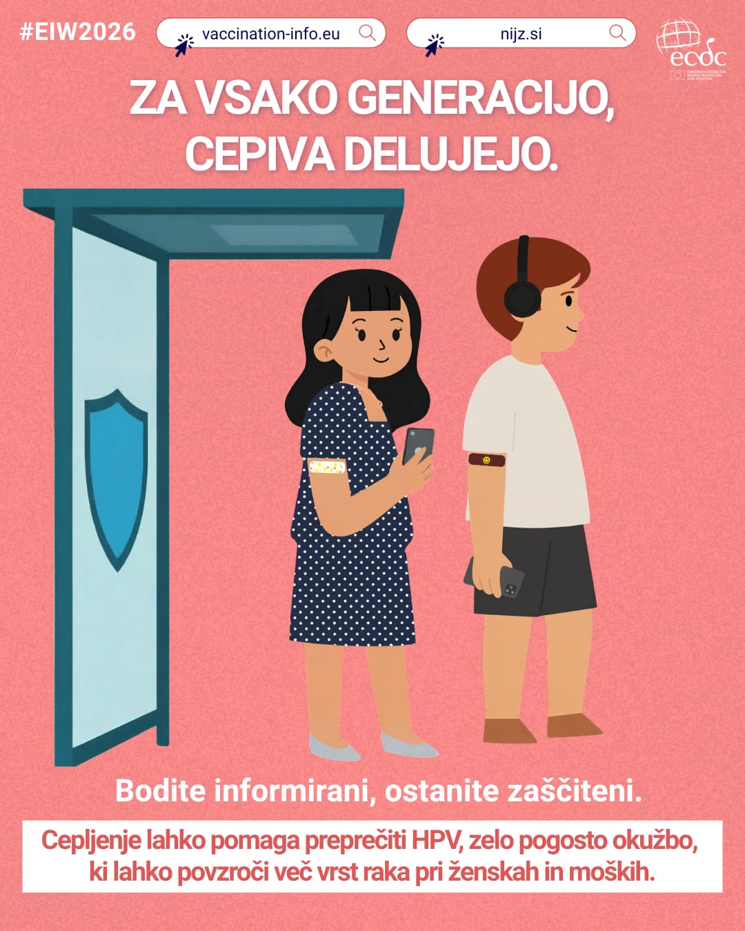 Cepljenje ščiti vse generacije