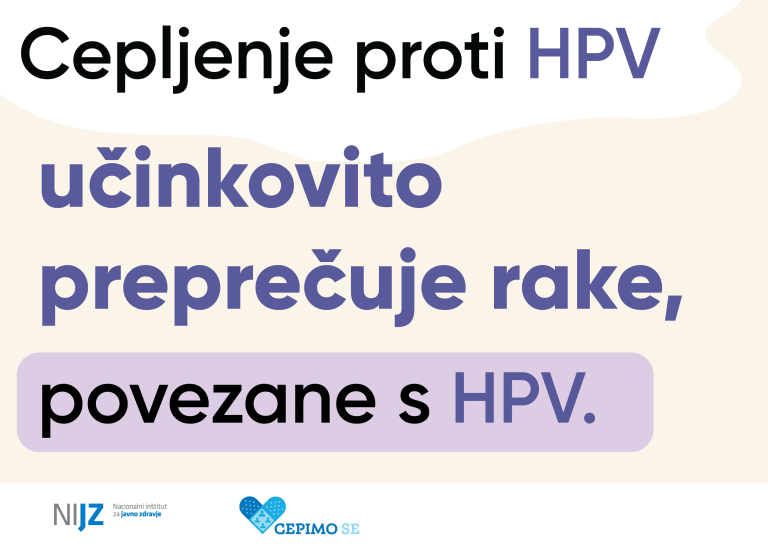 cepljenje proti HPV učinkovito preprečuje rake, povezane s HPV